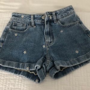 Pacsun barely worn shorts with daisy’s!